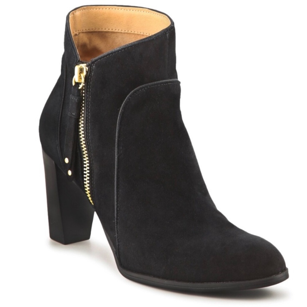 ADRIENNE VITTADINI | Taki‎ Booties, in Black Suede Size 9.5 A40